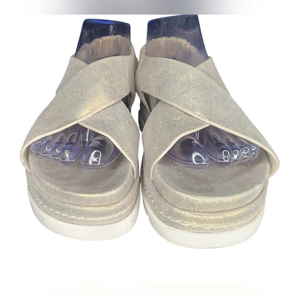 J/Slides NYC Resa Platform Sandals, Womens 7.5 - Picture 3 of 9